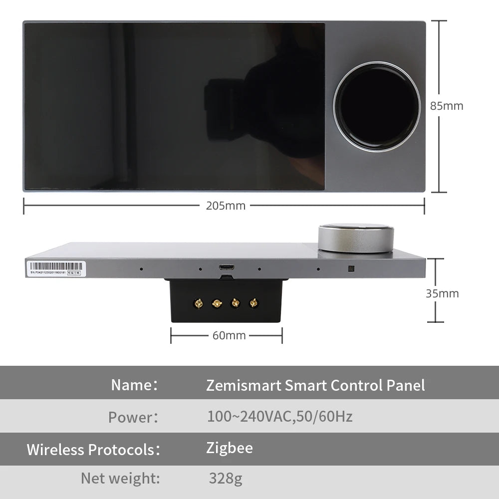 Zemismart  Multi-functional Central Control HD LCD Touch Panel