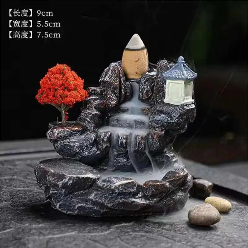 Backflow Waterfall Incense Burner