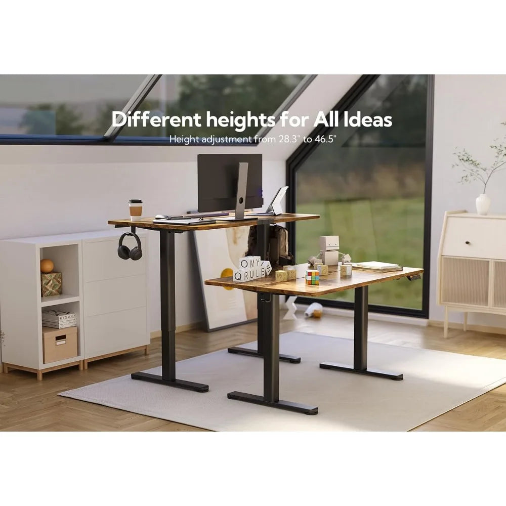 Adjustable Height Stand up Desk, 48x24 Inches