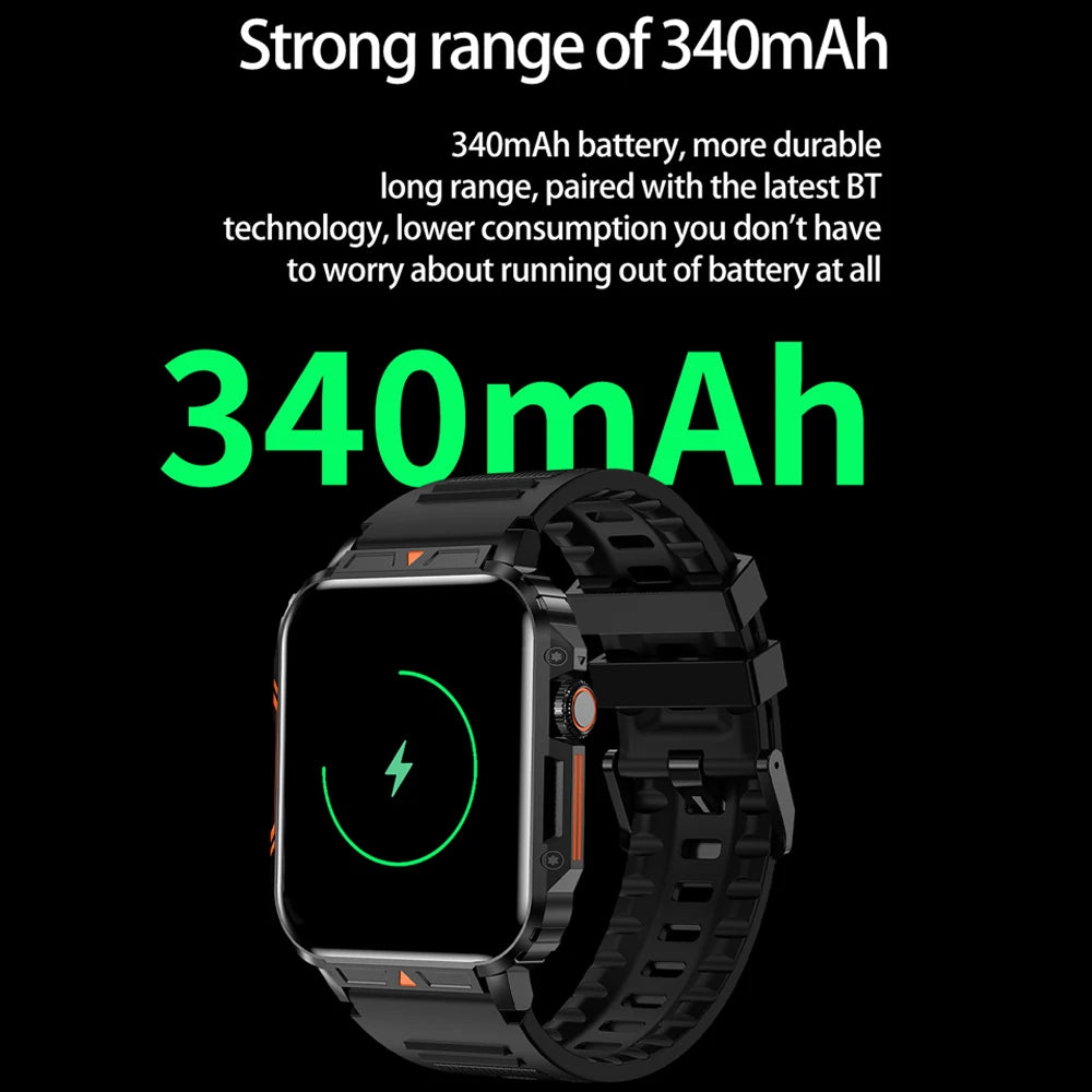 Outdoor Military IP68 Smart Watch