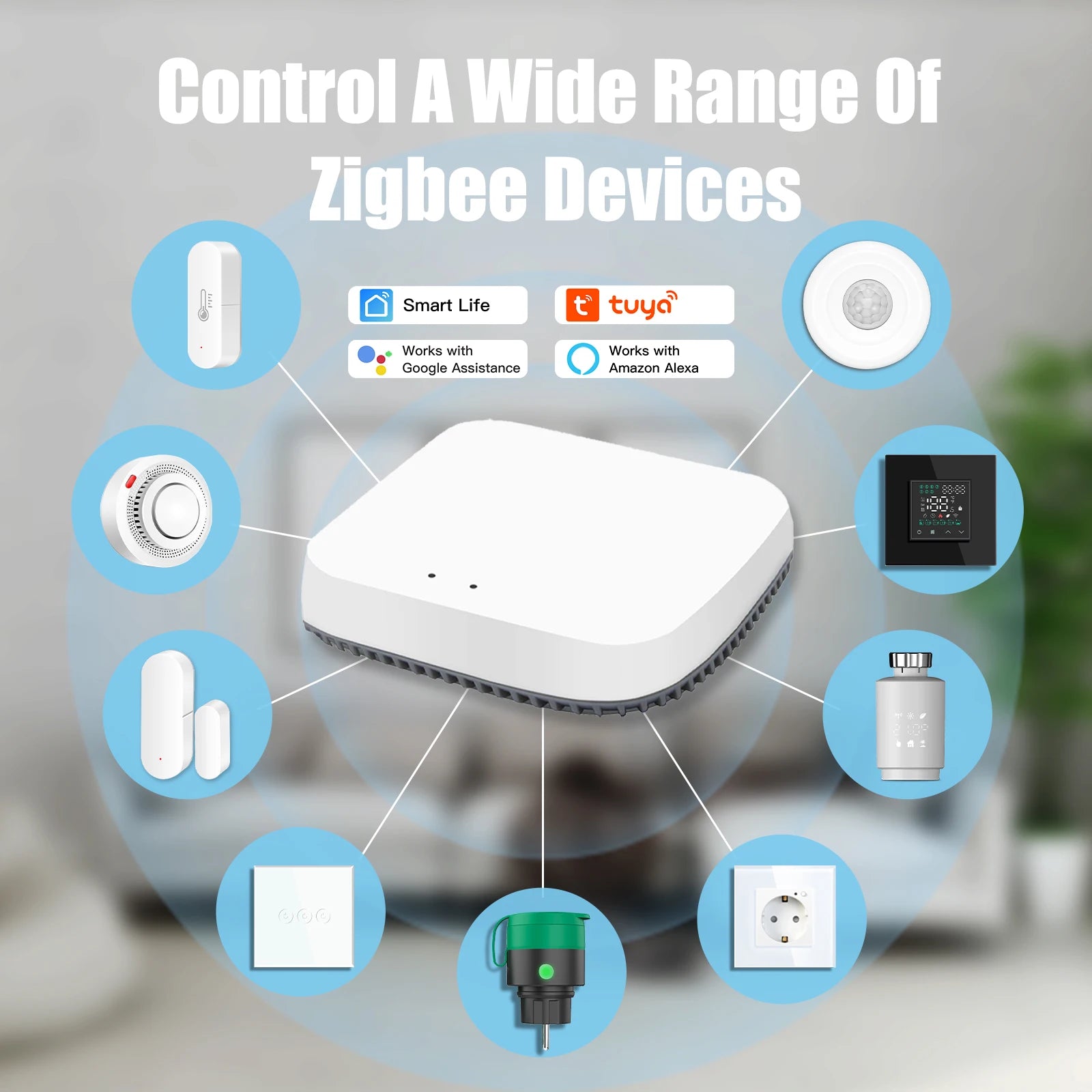 BSEED Tuya Smart Zigbee Hub Gateway