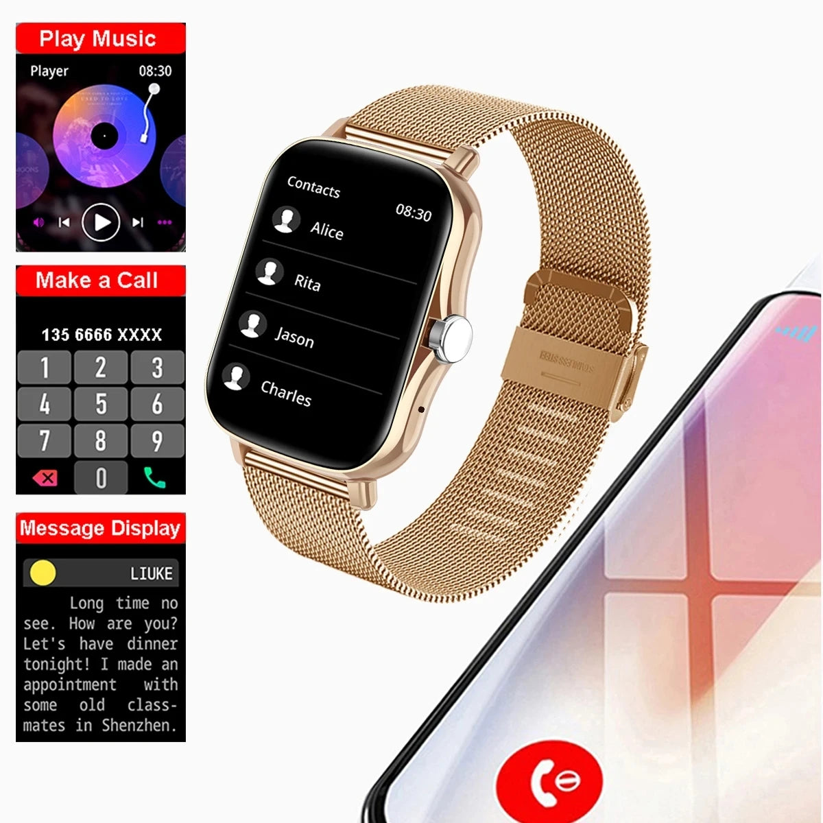 Xiaomi Huawei Women Smart Watch