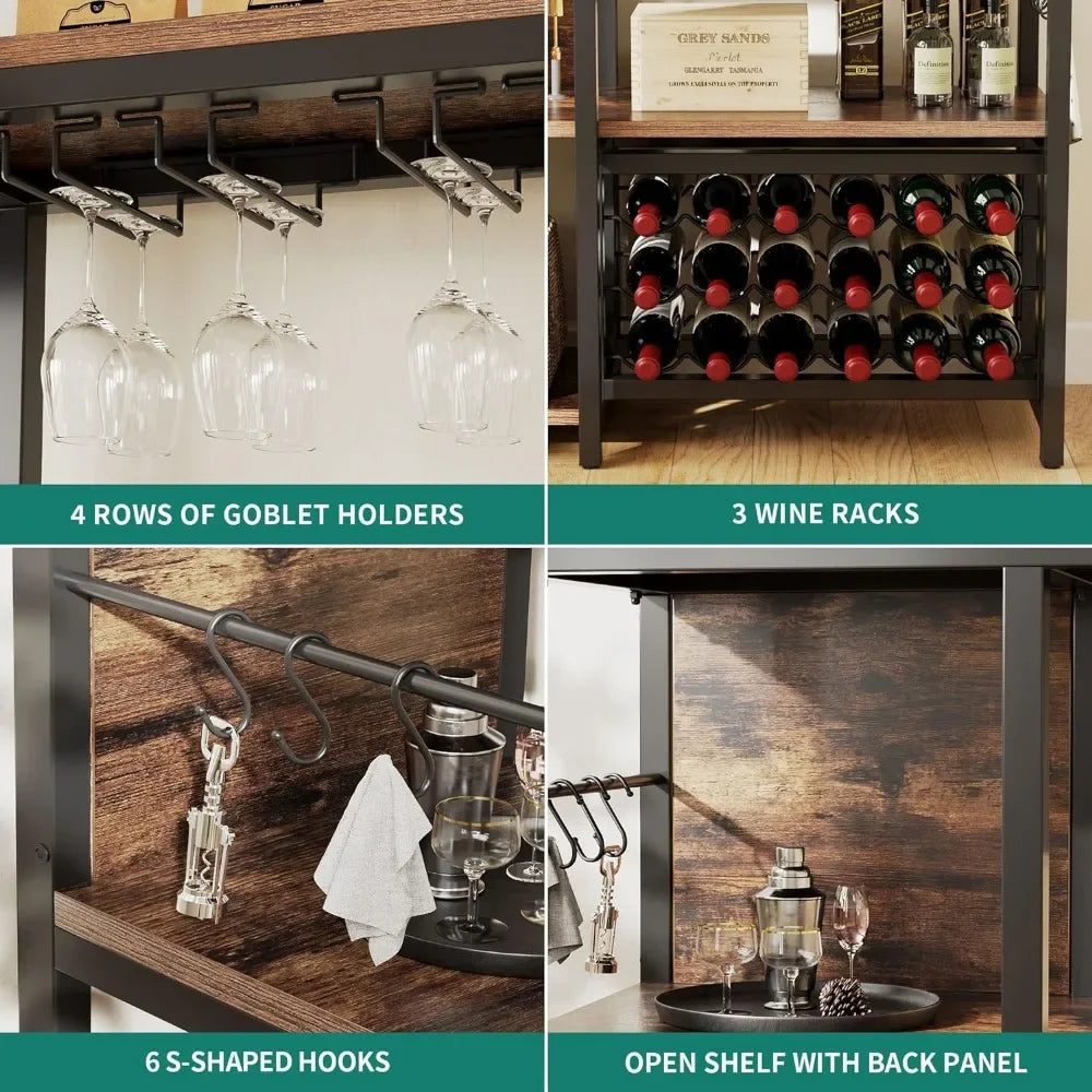 Wine glass storage cabinet with Power Socket