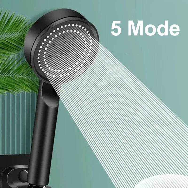 Adjustable High Pressure Shower Head - Boosts water flow for a luxurious shower experience with multiple spray settings.