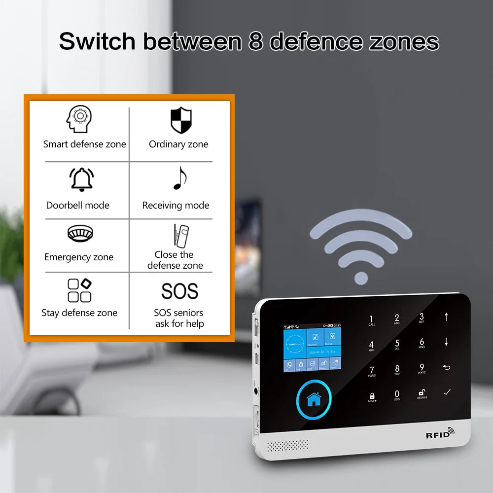 GSM Smart Life Wifi Alarm System