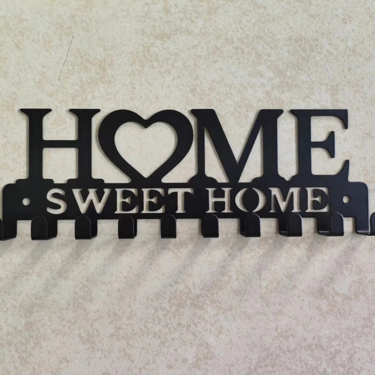 Iron Art HOME Letter Hook Home Key Storage