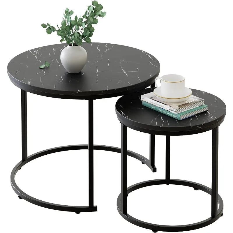 Coffee Table Nesting White Set