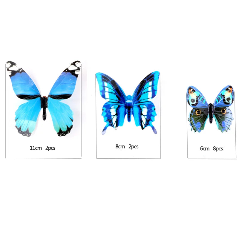 Fashion 3D Luminous Butterfly Creative Wall Sticker