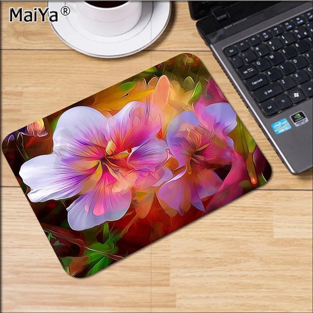 Beautiful Flower Painting Mousepad