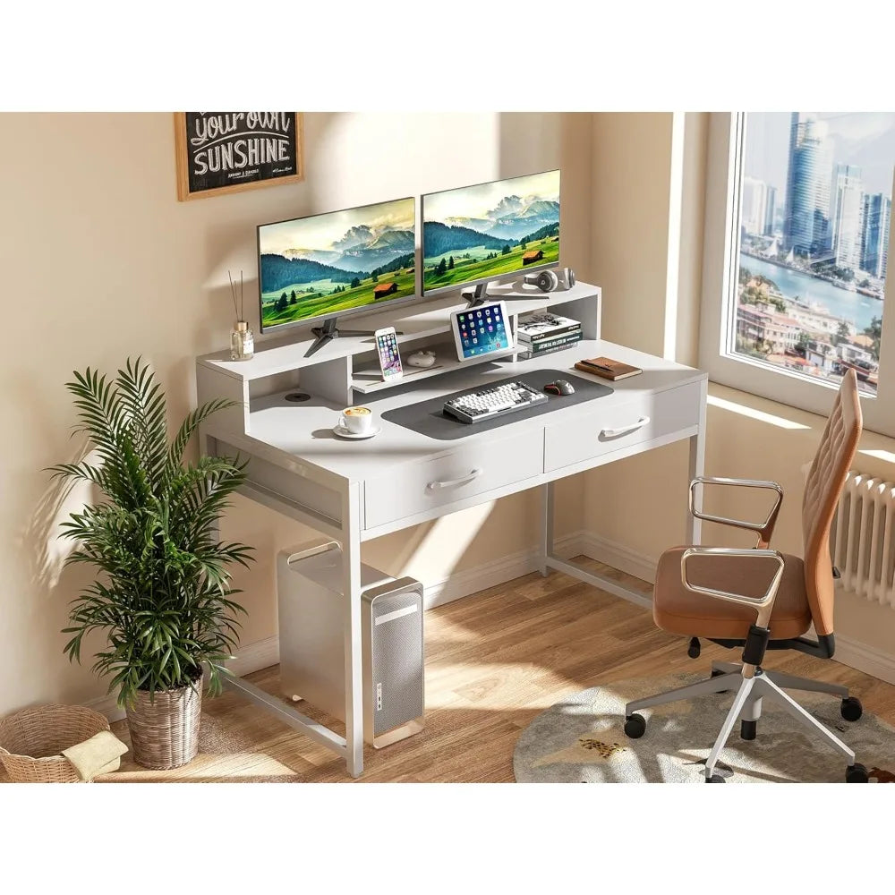 Computer Desk with Drawers